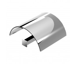 Zucchetti Bellagio Toilet Roll Holder With Cover