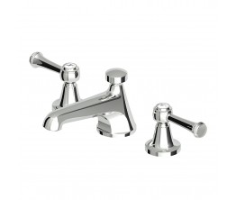 Agorà Classic Basin Set with Chrome Lever Handles