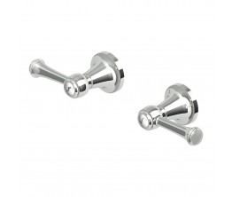 Agorà Classic Wall Mounted Chrome Lever Set