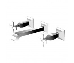 Zucchetti Bellagio Wall Mount Basin Tap Set