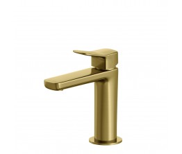 Brim Basin Mixer Brushed Gold