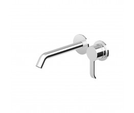 SUP wall mounted basin mixer - 180mm spout