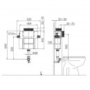 Arcisan vanity in-wall concealed cistern | adjustable pipe_tech