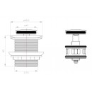 Arcisan removable bath pop-up waste with overflow_Tech