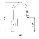 Sink Mixer With 2 Jet Nozzle_Tech