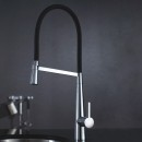 Sink Mixer With Nozzle On Black Hose_Hero