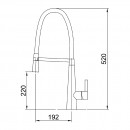 Sink Mixer With Nozzle On Black Hose_Tech