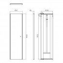 Arcisan floor standing / wall hung Mirror_Tech