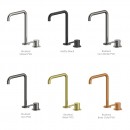 Axus Pin Basin Mixer with Extended Height Squareline Spout_finishes