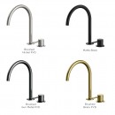 Axus Pin 2-hole kitchen mixer_colour finishes