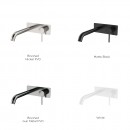 Axus Pin Lever Wall Mount Basin Mixer_finishes
