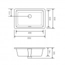 Eneo 550 x 350 Under Counter Basin_Tech