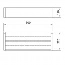 Eneo Towel Rack With Rail 60cm_Tech
