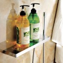 Eneo Shelf With H/Shower holder And Drain Holes 40cm_Hero