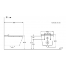 Neion Plus Wall Hung Line Drawing