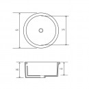 Plaza 420 Round Under Counter Basin_Tech