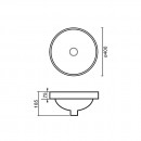 Plaza 400 Round Semi Inset Basin_tech