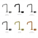 Vierra Basin mixer with fixed squareline spout_finishes