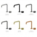 Vierra Basin mixer with fixed squareline spout_finishes