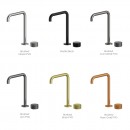 Vierra Basin mixer with extended hight squareline spout_finishes