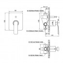 Synergii Shower or Bath Mixer with Diverter Button_Tech