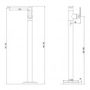 Synergii Freestanding Bath Mixer_Tech