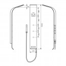 Synergii Shower Panel - right side operation - retrofittable_Tech