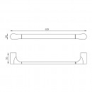 Synergii Towel Rail 60cm White_Tech