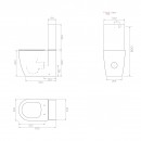 SynergiiOne back-to-wall toilet suite- wrap seat_Tech