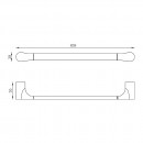 Synergii Towel Rail 80cm_Tech