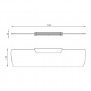 Synergii Glass Shelf 54cm_Tech