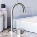 Venn Basin mixer - Brushed Nickel PVD_Hero Shot_close up