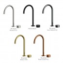Venn Basin mixer with extended height spout_finishes