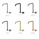 Venn Basin mixer with fixed squareline spout_finishes