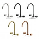 Venn Basin set with extended height spout_finishes