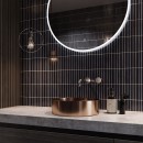 Venn Above Counter Basin - Brushed Copper PVD_Hero