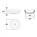 Gala Circle Inset/Above Counter Basin _Tech