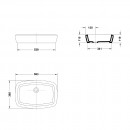 Gala Eos Above Counter Rectangular Basin_Tech