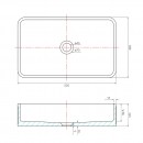 Kasta-Lux FIC above counter ribbed basin with pop up waste | Earth_TECH