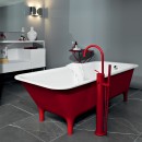 Morphing 1800 Red Freestanding Bath_Hero