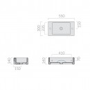Plus Design 550 x 300 wall hung basin_Tech
