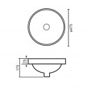 Plaza 470 Round Semi Inset Basin_tech
