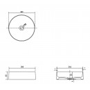 SmartB round 380 above counter basin_Tech