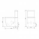 Synergii Dual Inlet Toilet Suite with Wrap Seat_Tech