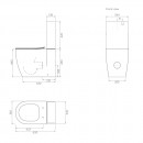 SynergiiOne back-to-wall toilet suite- slim line seat_Tech