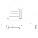 Vierra Soap Dish_tech drawing