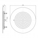 Zucchetti Ceiling Mounted Round Shower Head Ø400_Tech