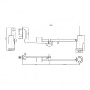 On Wall Mounted Basin Mixer 230Mm Projection_Tech