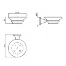 Agorà Ceramic Soap holder_Tech